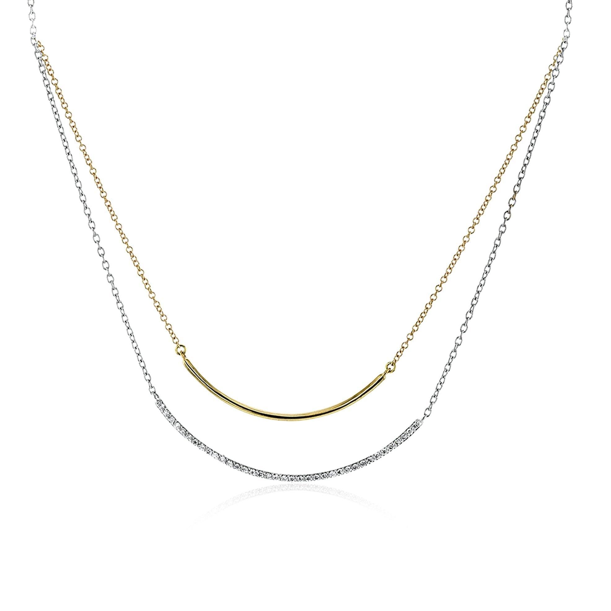 Necklace in 14k Gold with Diamonds ZP1169
