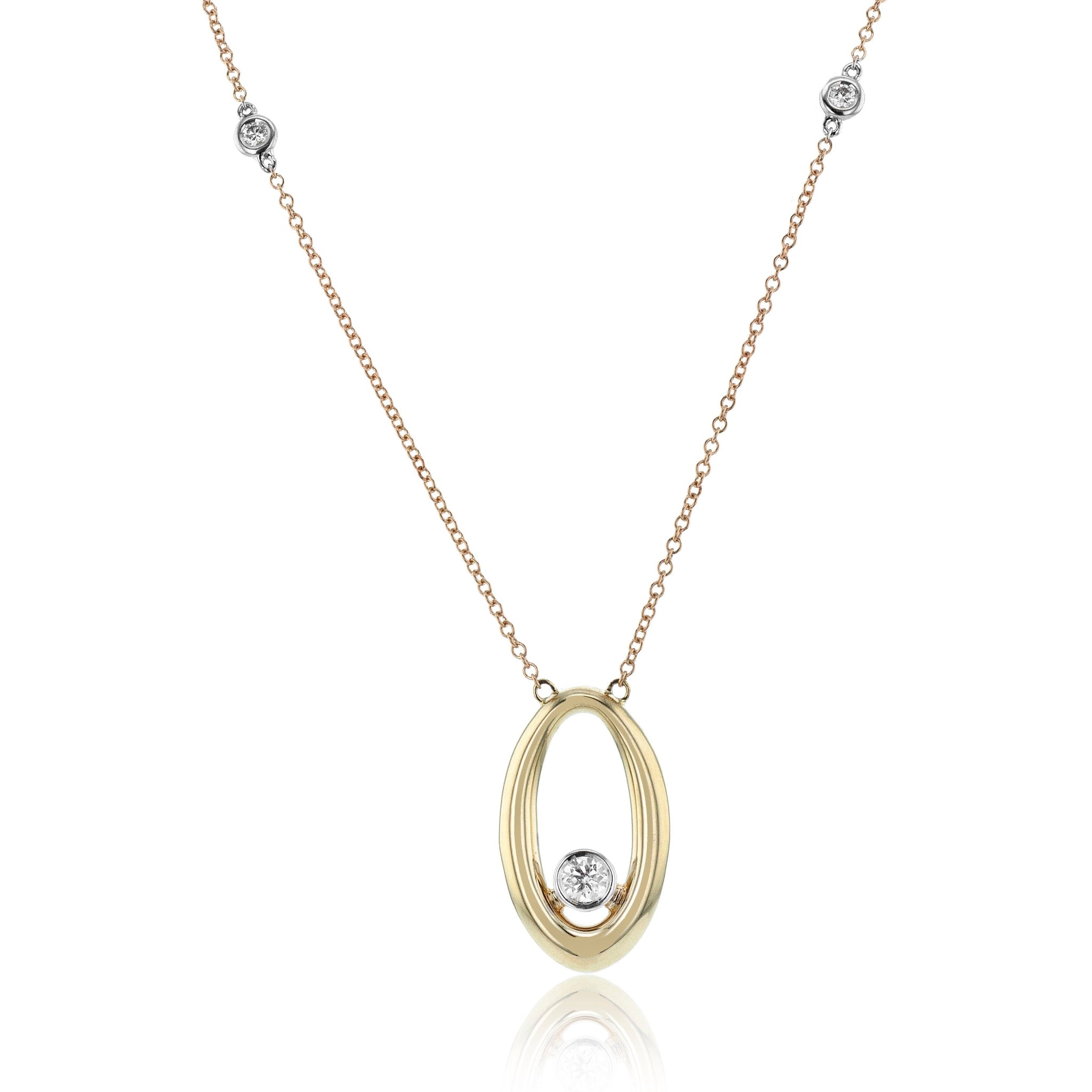Pendant in 14k Gold with Diamonds ZP1302