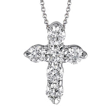 Cross Pendant in 14k Gold with Diamonds ZP263