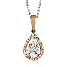 Pendant in 14k Gold with Diamonds ZP678