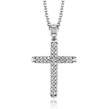 Cross Pendant in 14k Gold with Diamonds ZP800
