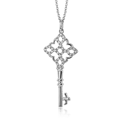 Pendant in 14k Gold with Diamonds ZP951