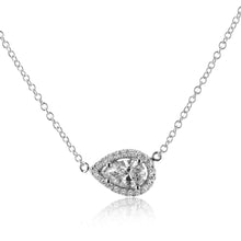 Pear Pendant in 14k Gold with Diamonds ZP992