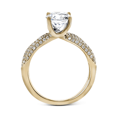 Engagement Ring in 14k Gold with Diamonds ZR1035
