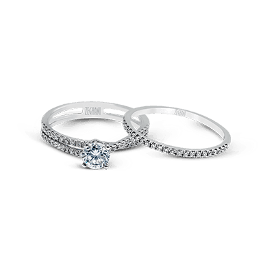 Wedding Set in 14k Gold with Diamonds ZR1106