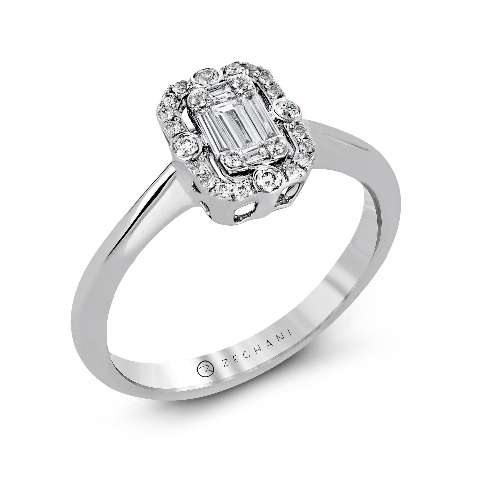 Fashion Ring in 14k Gold with Diamonds ZR1176