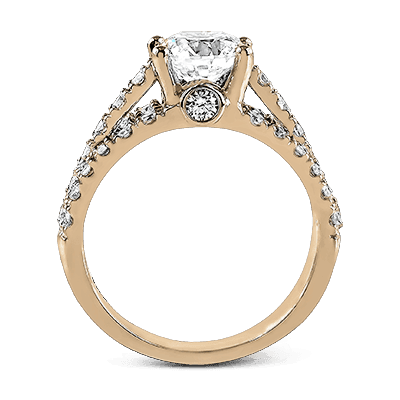 Engagement Ring in 14k Gold with Diamonds ZR120