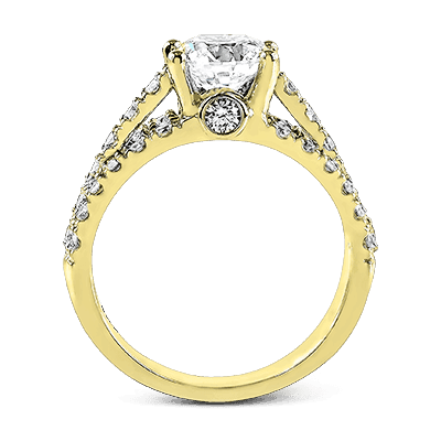 Engagement Ring in 14k Gold with Diamonds ZR120