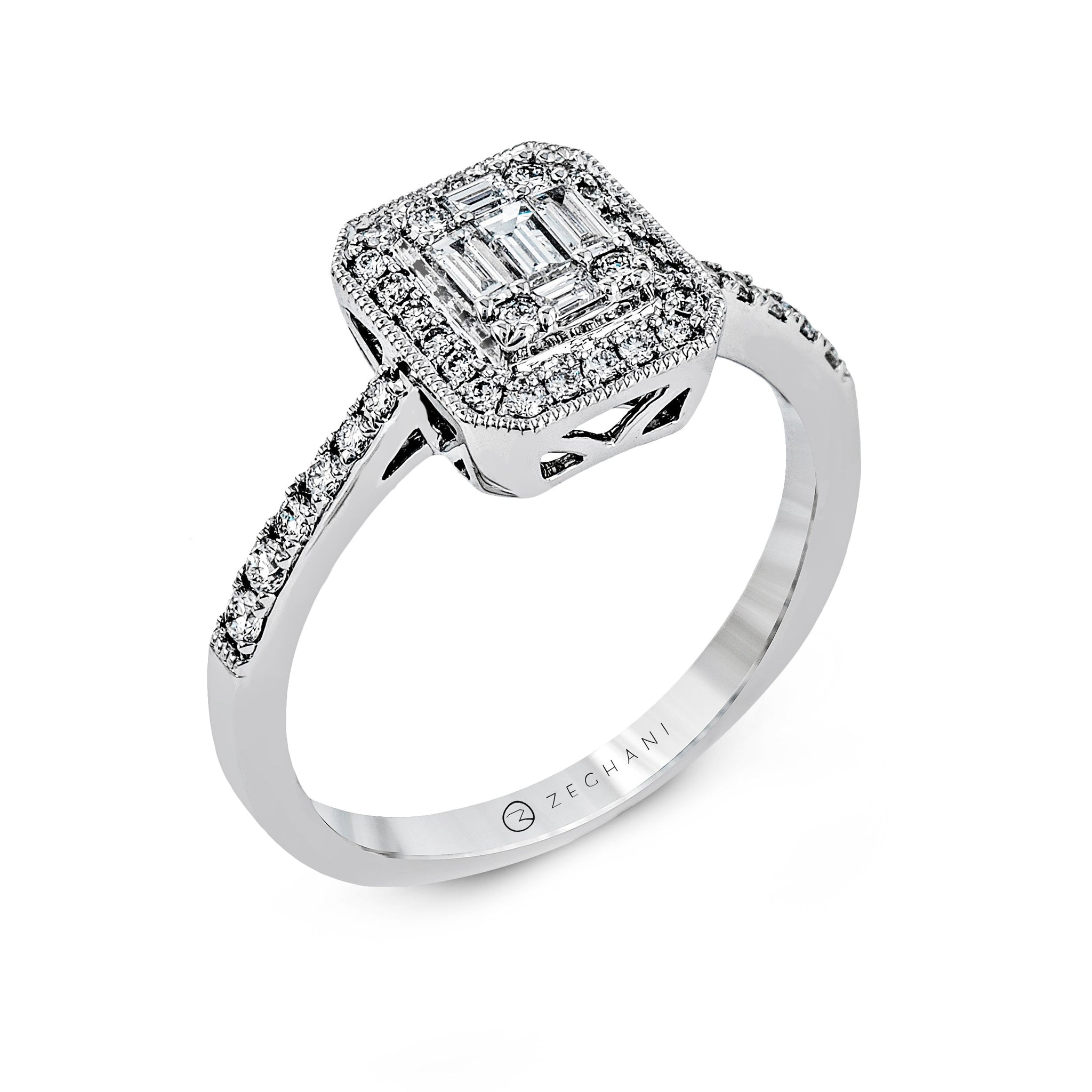 Fashion Ring in 14k Gold with Diamonds ZR1234