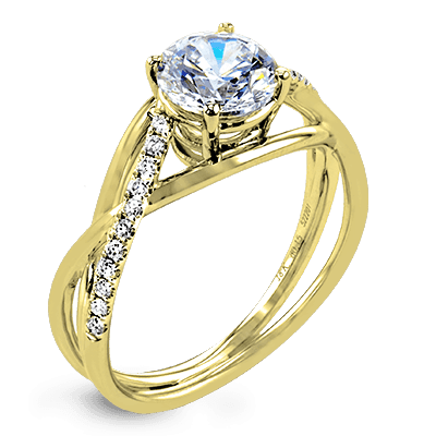 Engagement Ring in 14k Gold with Diamonds ZR1378