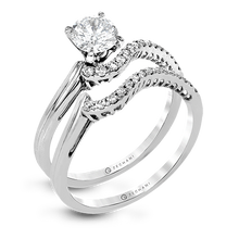 Wedding Set in 14k Gold with Diamonds ZR1462