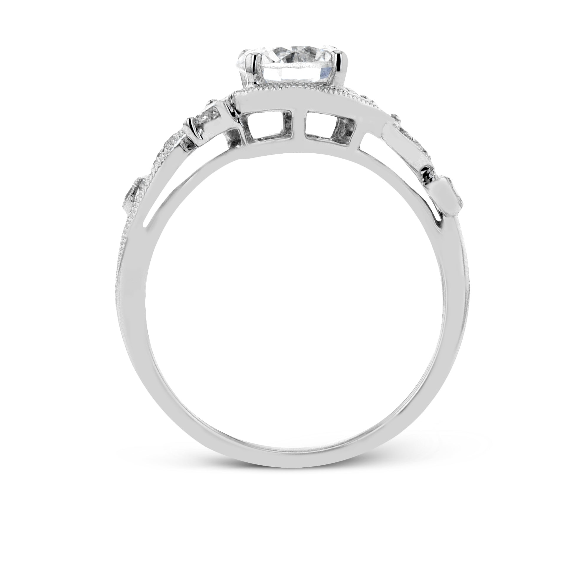 Engagement Ring in 14k Gold with Diamonds ZR1470