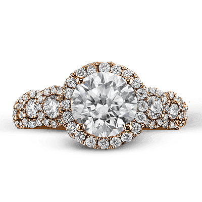 Engagement Ring in 14k Gold with Diamonds ZR1494
