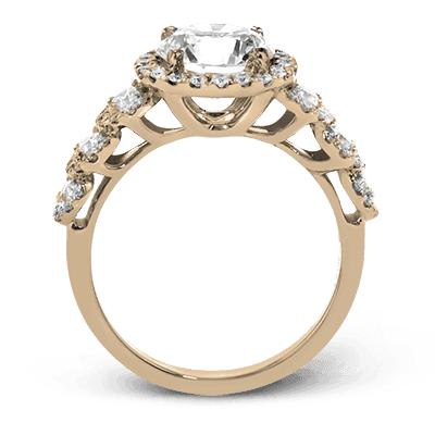 Engagement Ring in 14k Gold with Diamonds ZR1494
