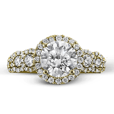 Engagement Ring in 14k Gold with Diamonds ZR1494
