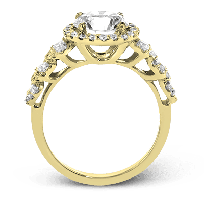 Engagement Ring in 14k Gold with Diamonds ZR1494