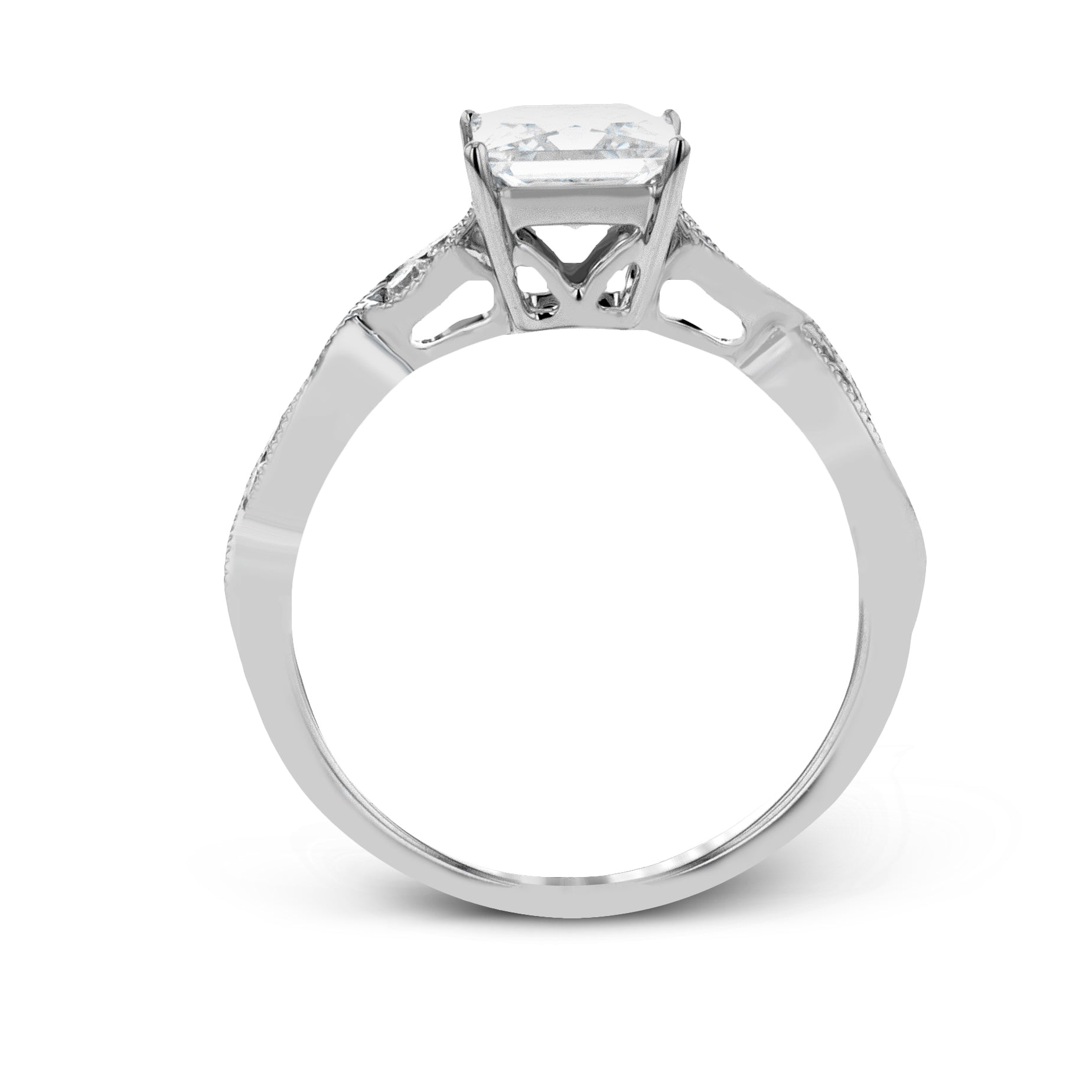 Engagement Ring in 14k Gold with Diamonds ZR1556