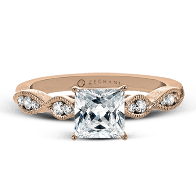 Engagement Ring in 14k Gold with Diamonds ZR1556