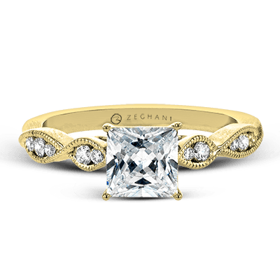 Engagement Ring in 14k Gold with Diamonds ZR1556