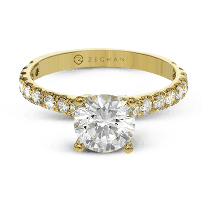 Engagement Ring in 14k Gold with Diamonds ZR1563