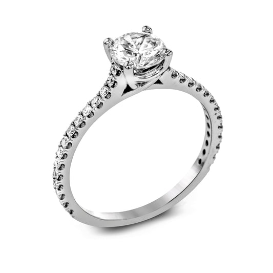 Engagement Ring in 14k Gold with Diamonds ZR1565