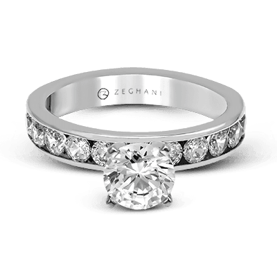 Engagement Ring in 14k Gold with Diamonds ZR16-A