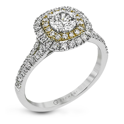 Wedding Set in 14k Gold with Diamonds ZR1613
