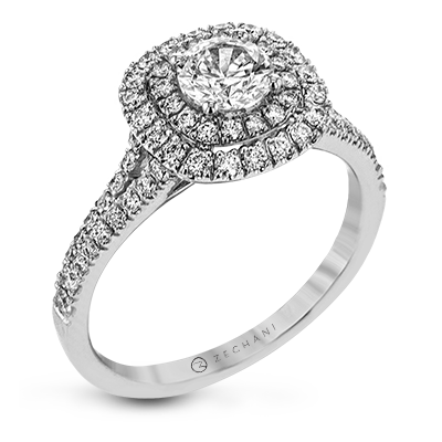 Wedding Set in 14k Gold with Diamonds ZR1613