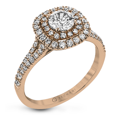 Wedding Set in 14k Gold with Diamonds ZR1613