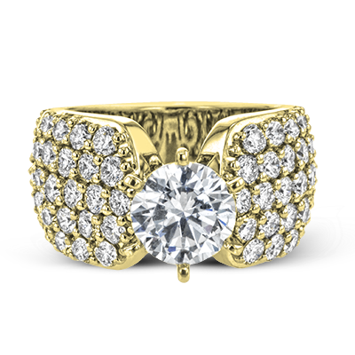 Engagement Ring in 14k Gold with Diamonds ZR1639