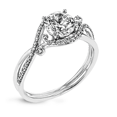 Engagement Ring in 14k Gold with Diamonds ZR1696