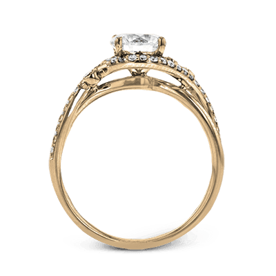 Engagement Ring in 14k Gold with Diamonds ZR1696
