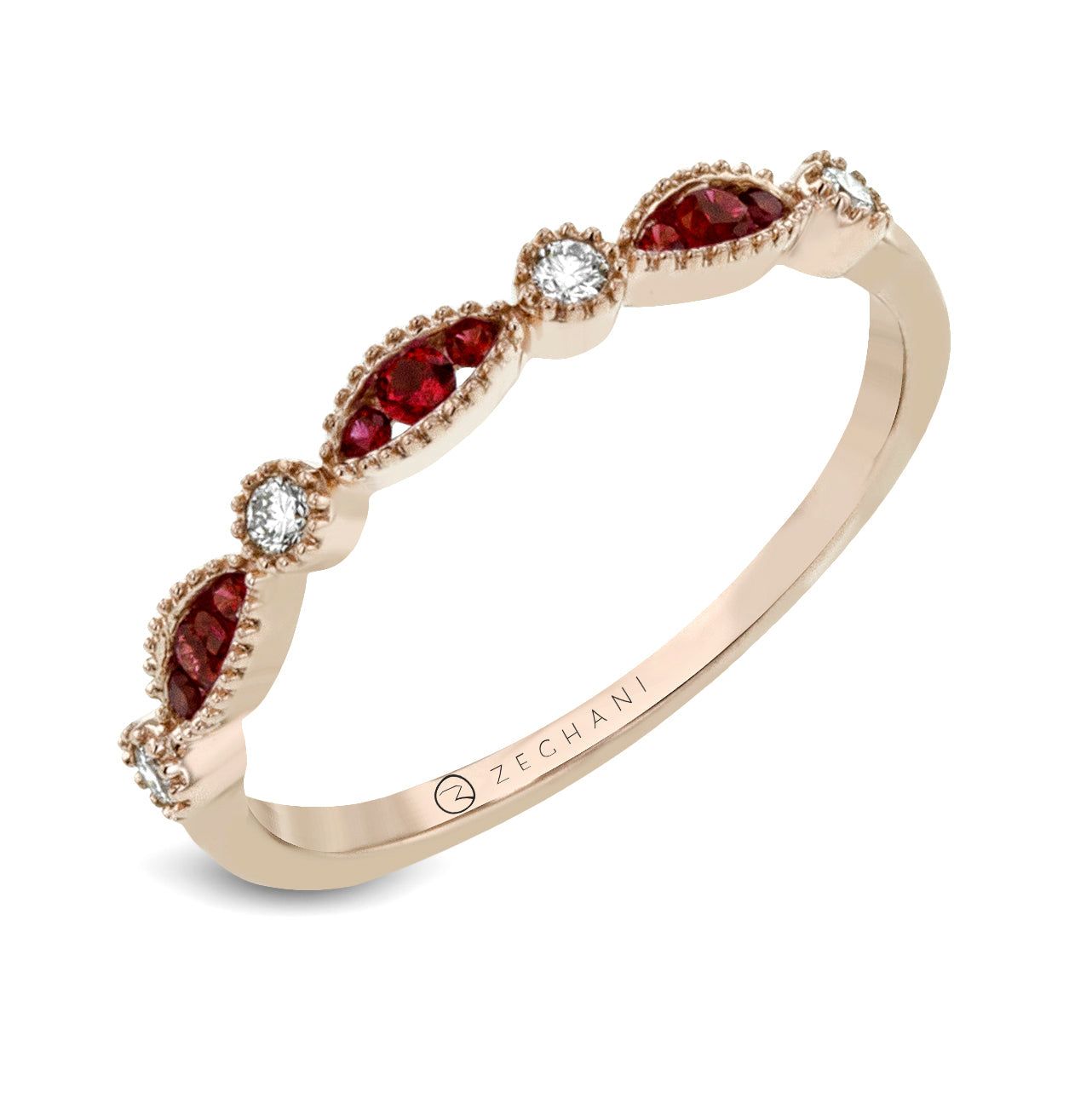 Color Ring in 14k Gold with Diamonds ZR1715