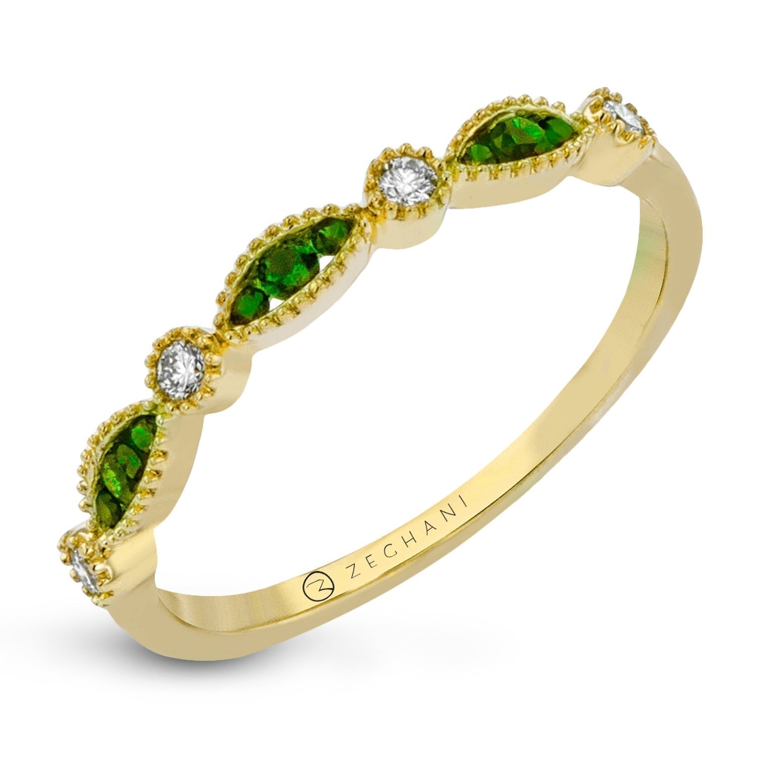 Color Ring in 14k Gold with Diamonds ZR1715