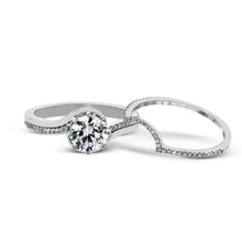 Wedding Set in 14k Gold with Diamonds ZR1726