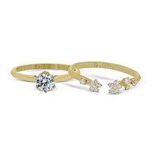 Wedding Set in 14k Gold with Diamonds ZR1727
