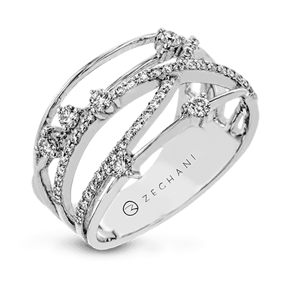 Fashion Ring in 14k Gold with Diamonds ZR1806