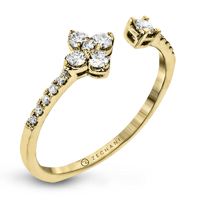 Fashion Ring in 14k Gold with Diamonds ZR1866