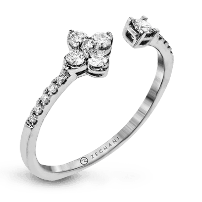 Fashion Ring in 14k Gold with Diamonds ZR1866