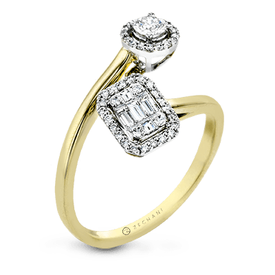 Fashion Ring in 14k Gold with Diamonds ZR1892
