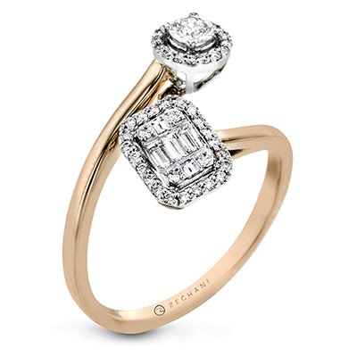 Fashion Ring in 14k Gold with Diamonds ZR1892