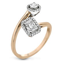 Fashion Ring in 14k Gold with Diamonds ZR1892