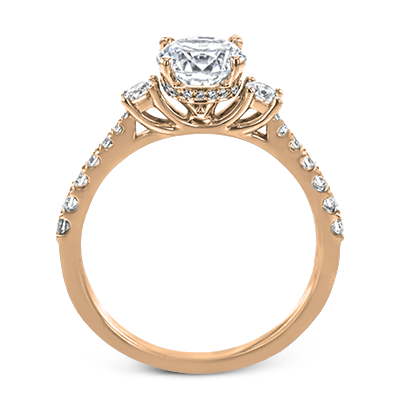 Engagement Ring in 14k Gold with Diamonds ZR1902