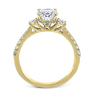 Engagement Ring in 14k Gold with Diamonds ZR1902