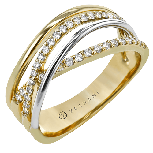 Fashion Ring in 14k Gold with Diamonds ZR2098