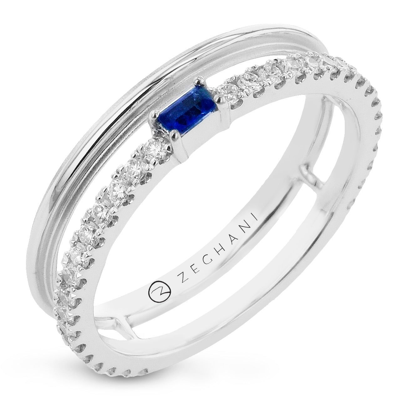 Color Ring in 14k Gold with Diamonds ZR2133