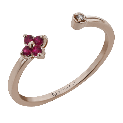 Color Ring in 14k Gold with Diamonds ZR2151