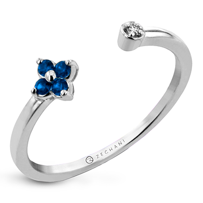 Color Ring in 14k Gold with Diamonds ZR2151