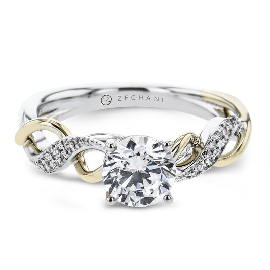 Engagement Ring in 14k Gold with Diamonds ZR2223