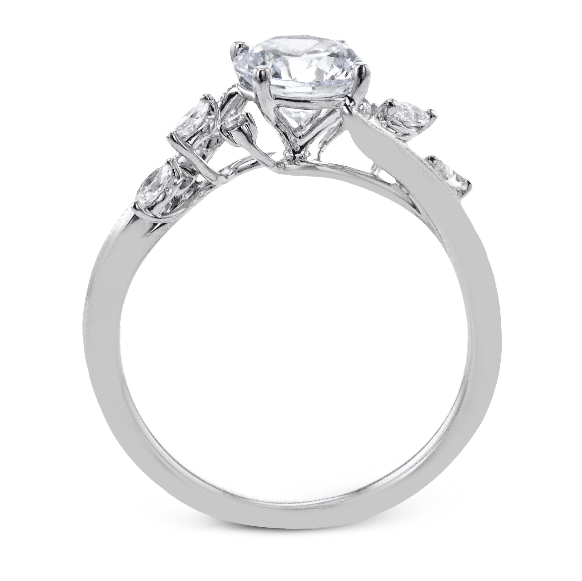 Engagement Ring in 14k Gold with Diamonds ZR2225